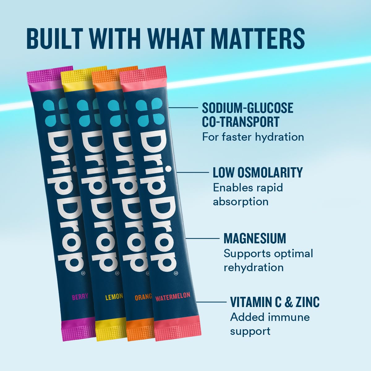 DripDrop Hydration Bold Variety Pack Powder 16 Count