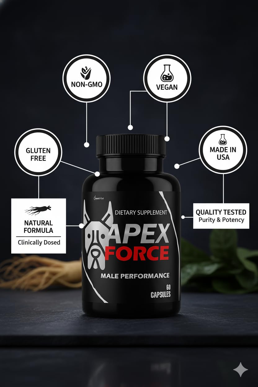 Purely Vital Apex Vital Strength Advanced Formula Capsules, Support Supplement, Overall Wellness, Maximum Strength, 60 Count