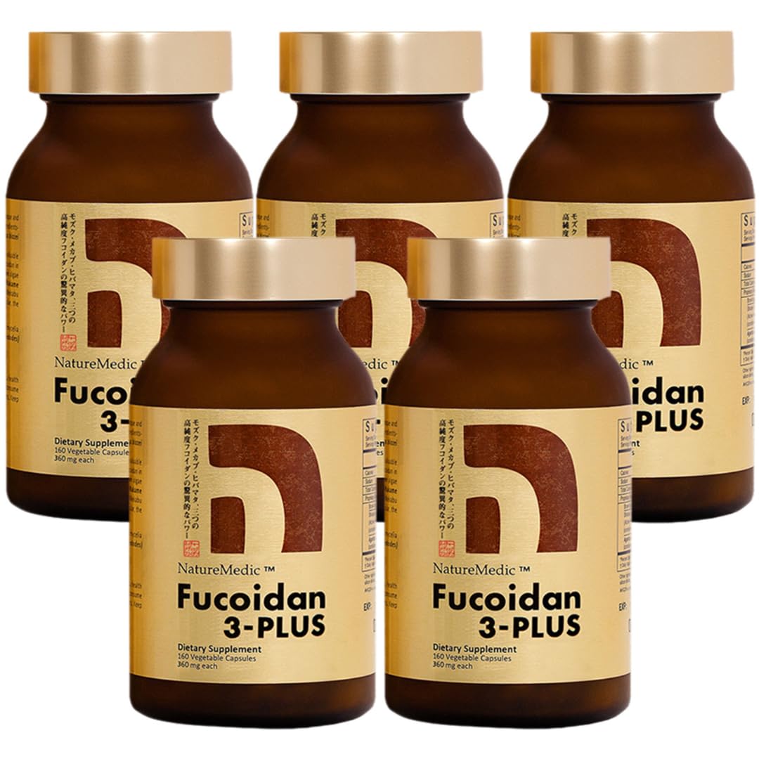 NatureMedic Fucoidan 3-Plus Brown Seaweed Immunity Supplement Capsule 800-count