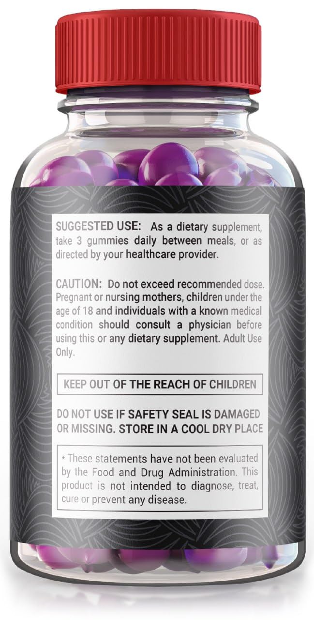 NutraRize Maximum Edge Male Gummies, 120 Gummies