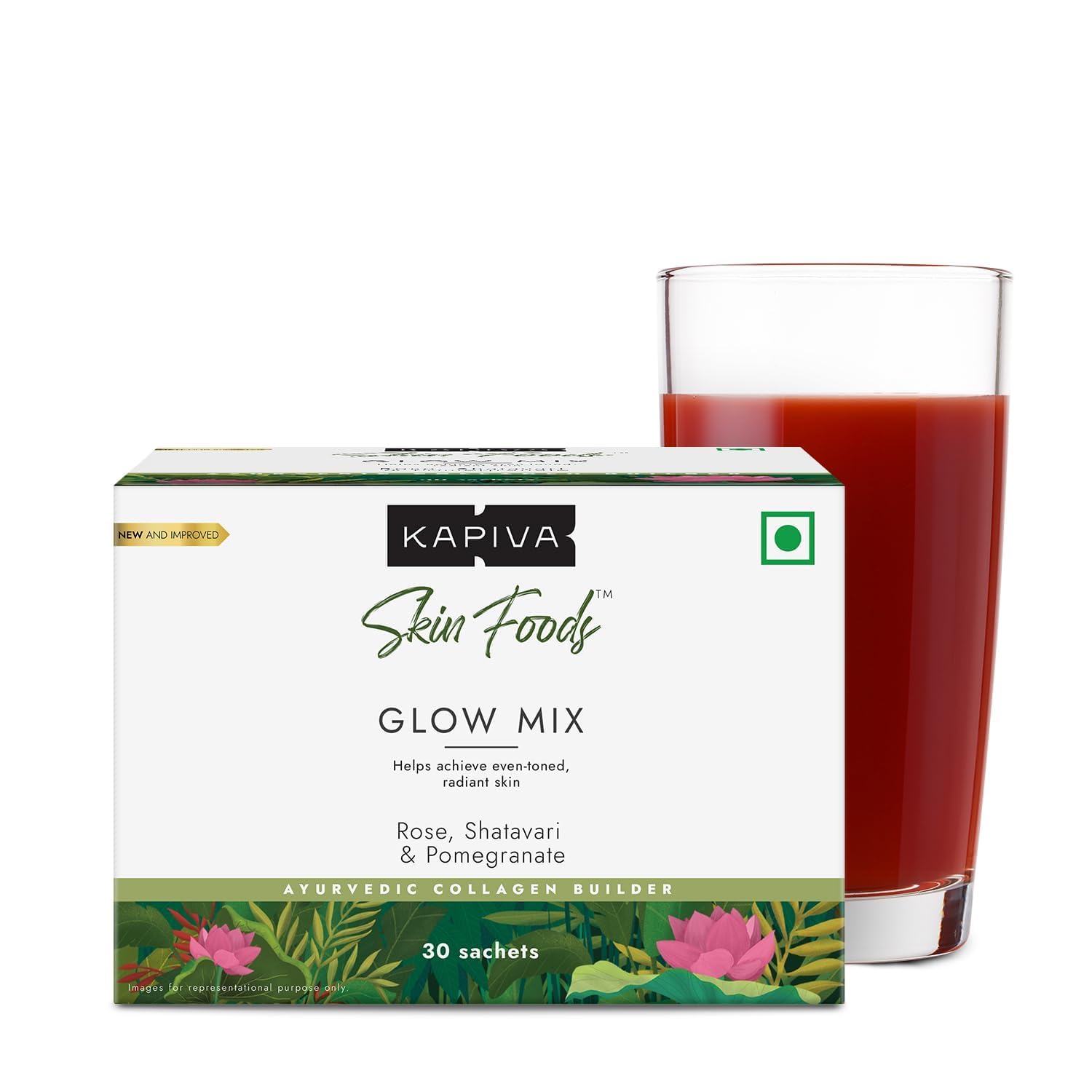 Generic Skin Glow Mix Ayurvedic Skin Supplement, Collagen Powder 3.8 oz