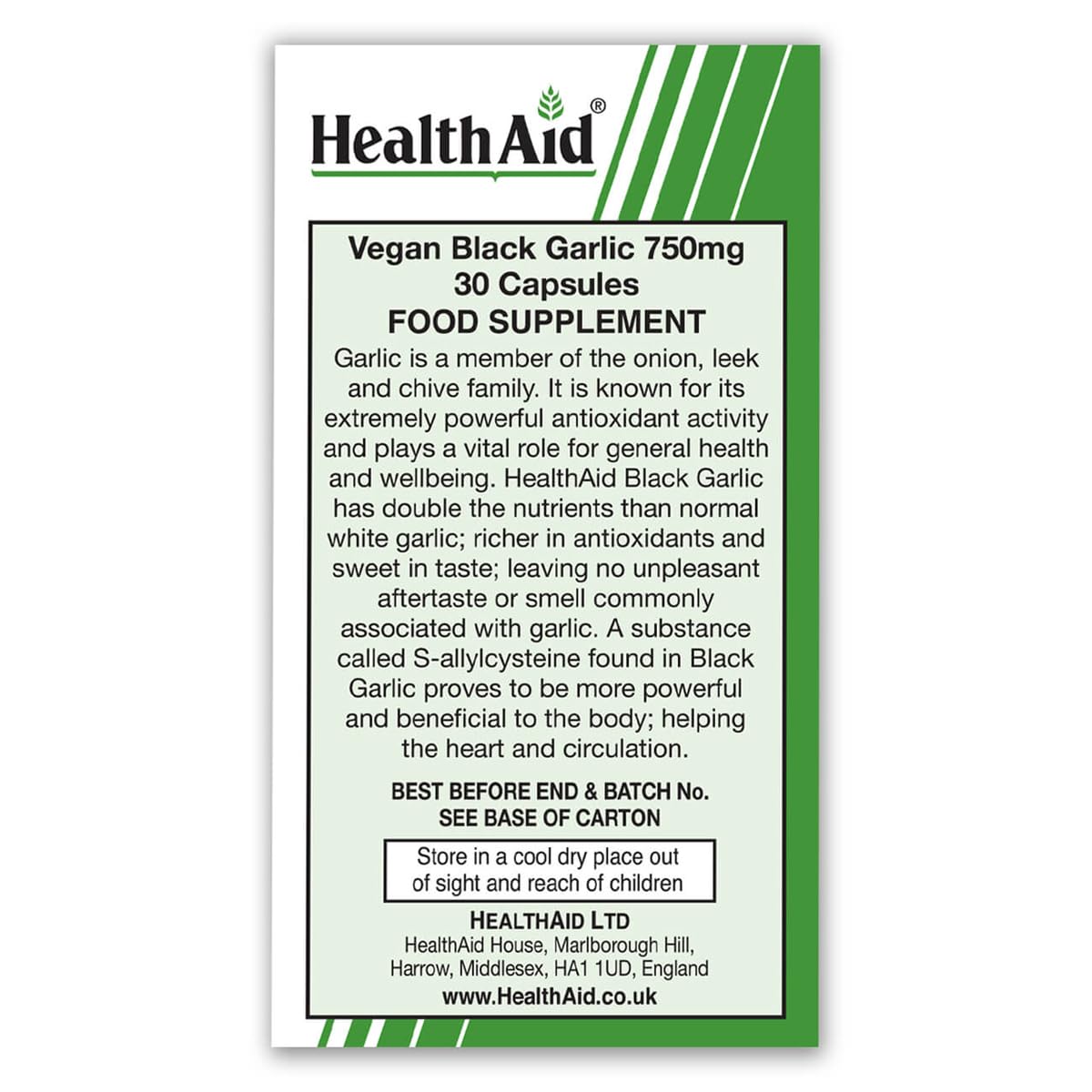 HealthAid Black Garlic Capsule 1 Count