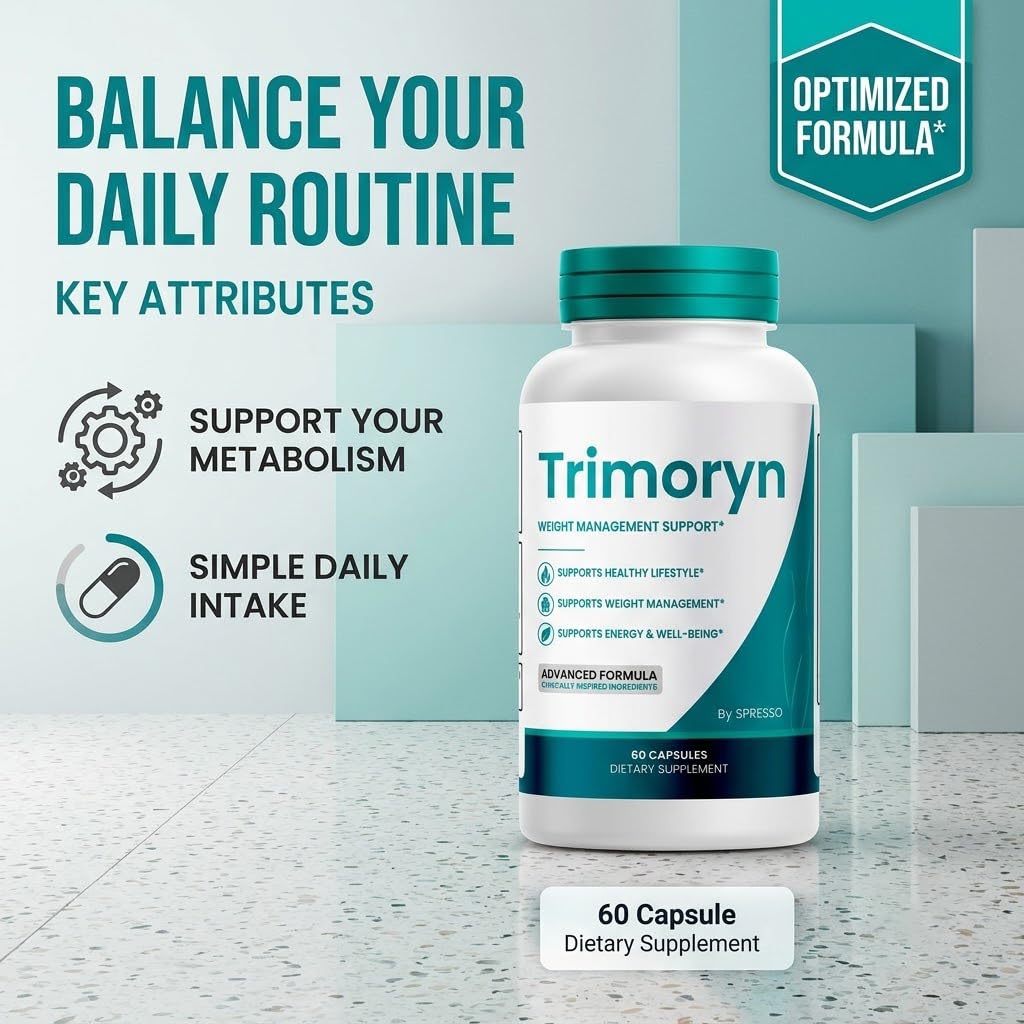 SPRESSO Trimoryn Supplement Pills for Daily Wellness Capsules, 120 Capsules