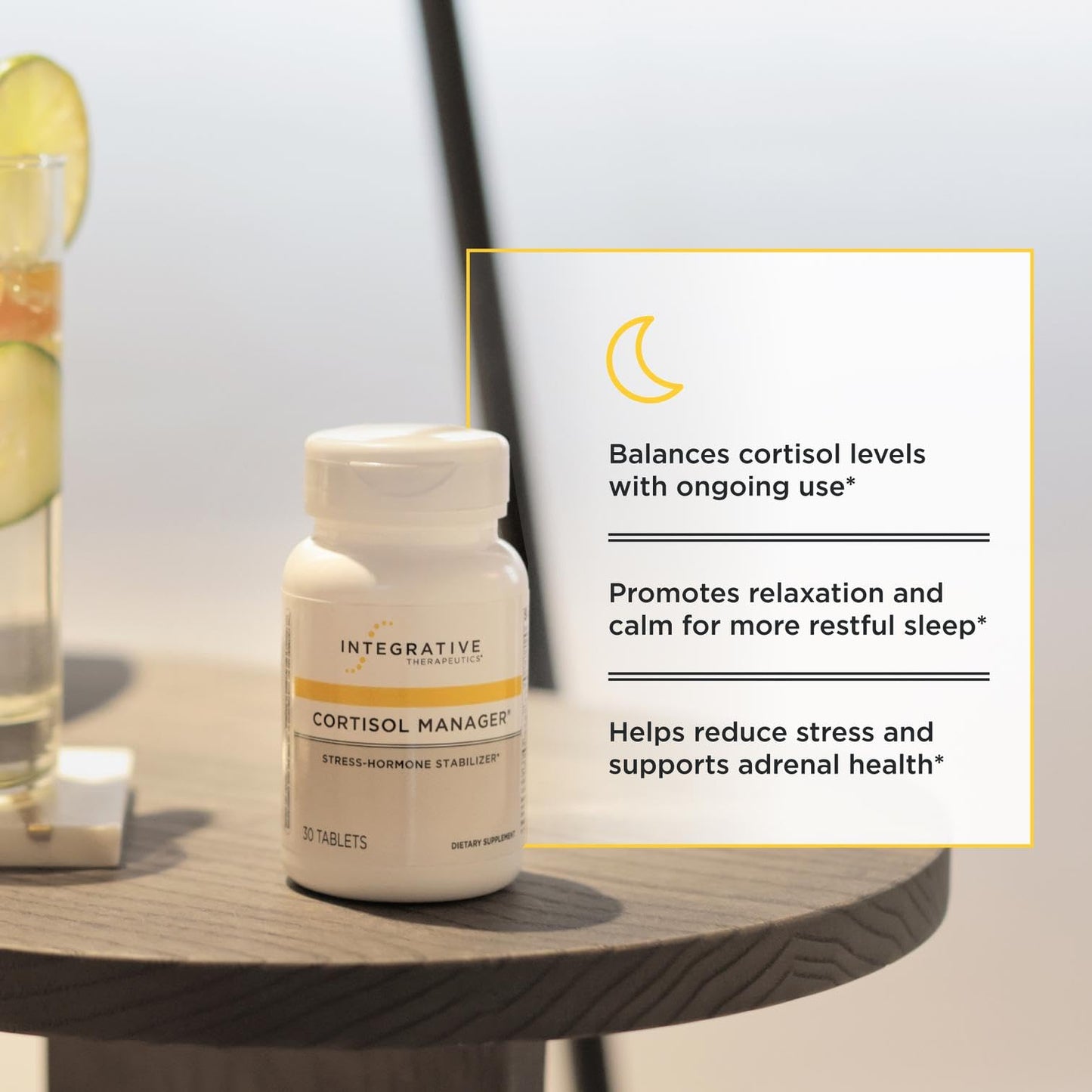 Integrative Therapeutics Cortisol Manager & HPA Adapt Tablets, 150