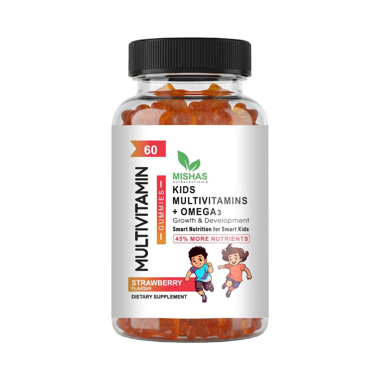 Mishas Nutraceuticals Kids Multivitamin Gummies 60 Count