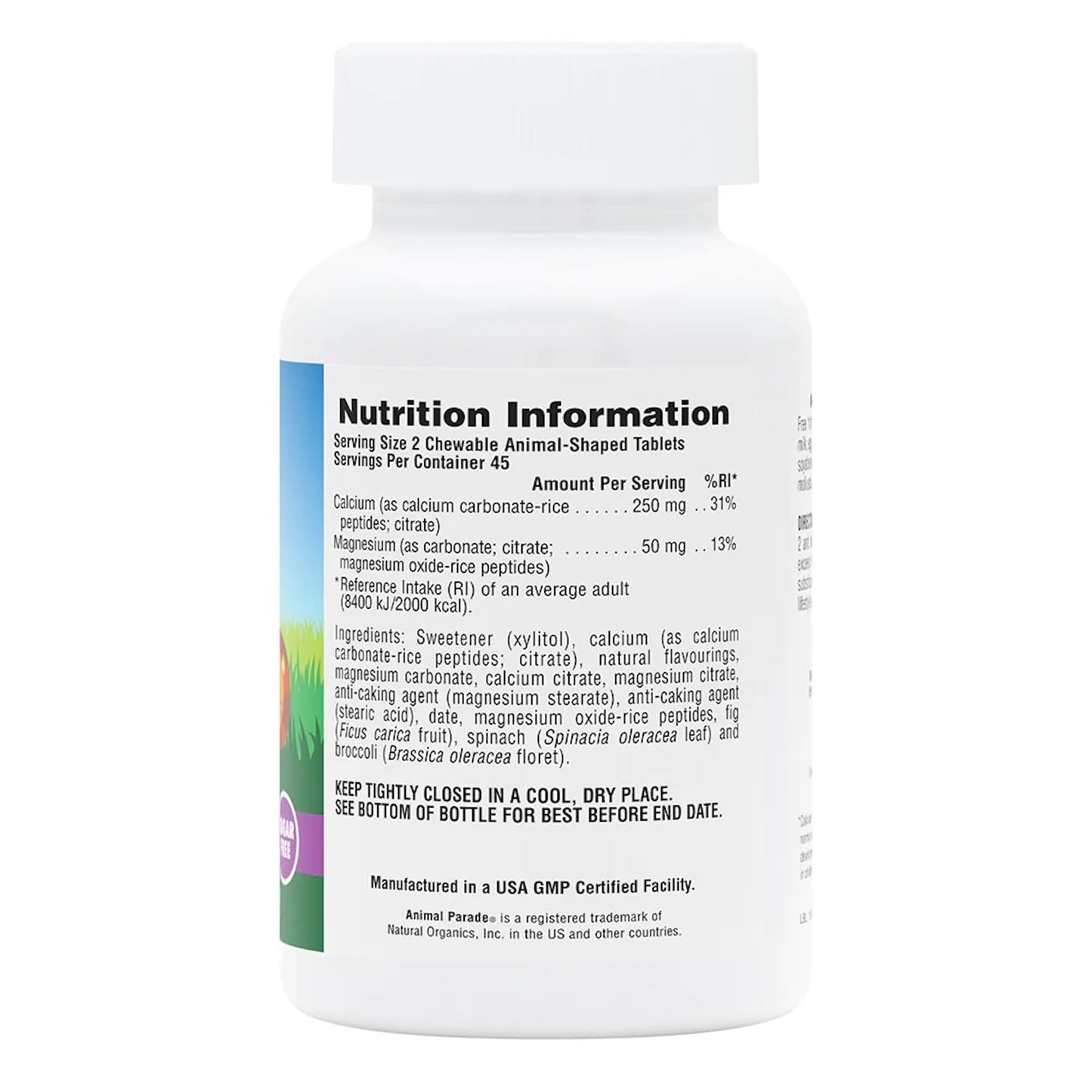NaturesPlus Calcium Sugar Free Chewables 90 Count