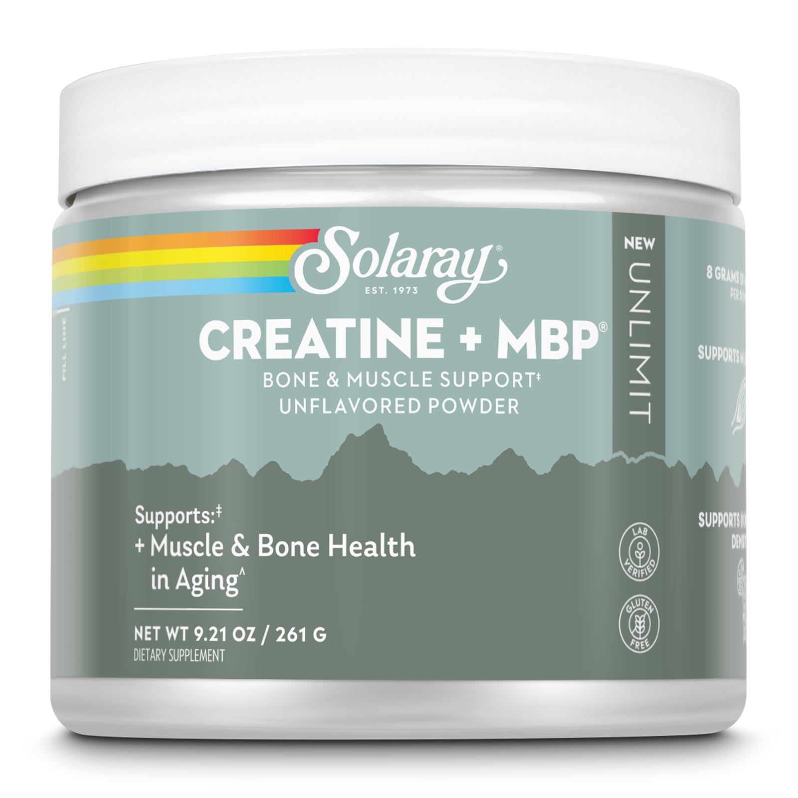 SOLARAY Creatine Plus MBP Powder, 9.21 oz
