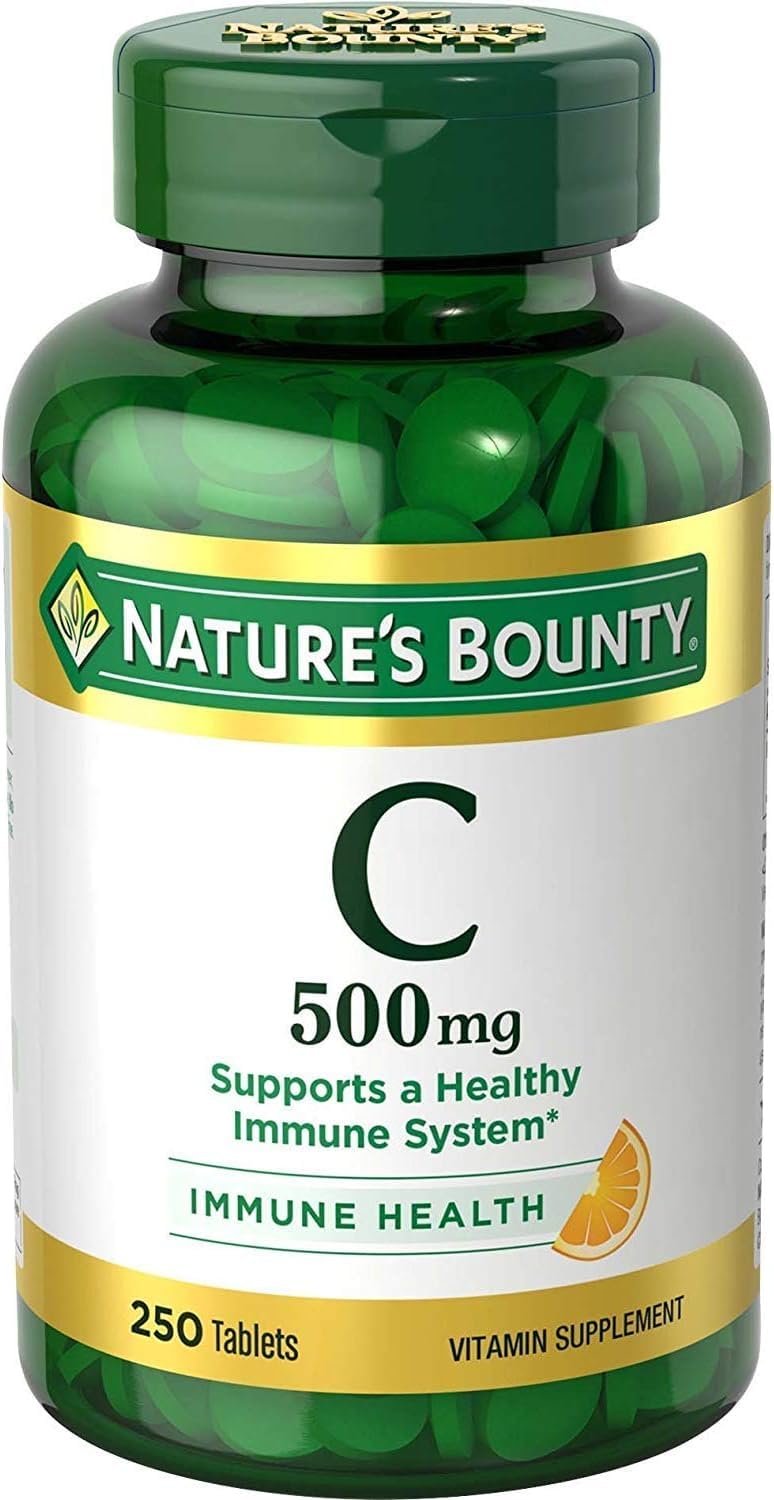 Nature's Bounty Pure Vitamin C 500 mg Tablets, 2250 Count