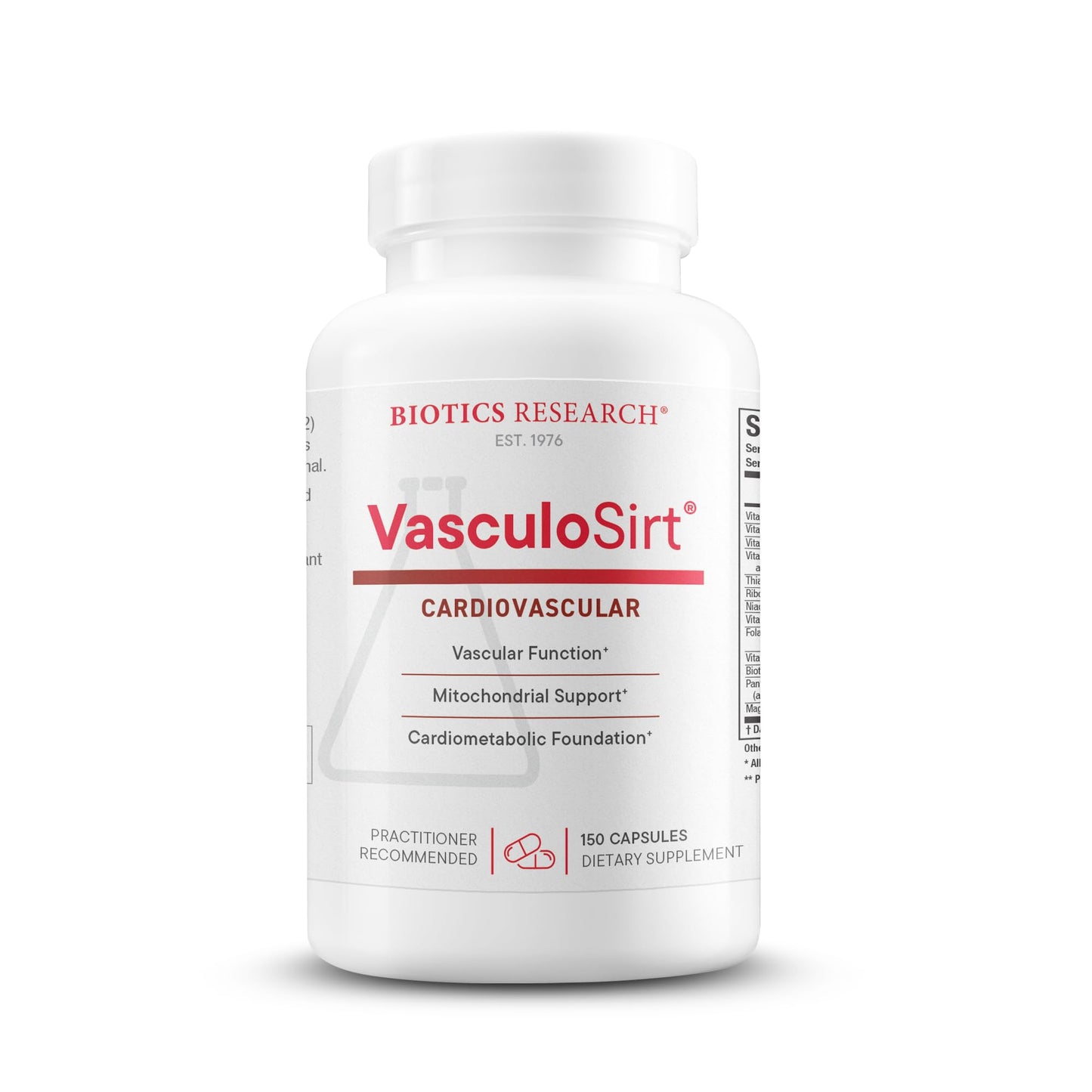 Biotics Research VasculoSirt Capsule, 150 Count