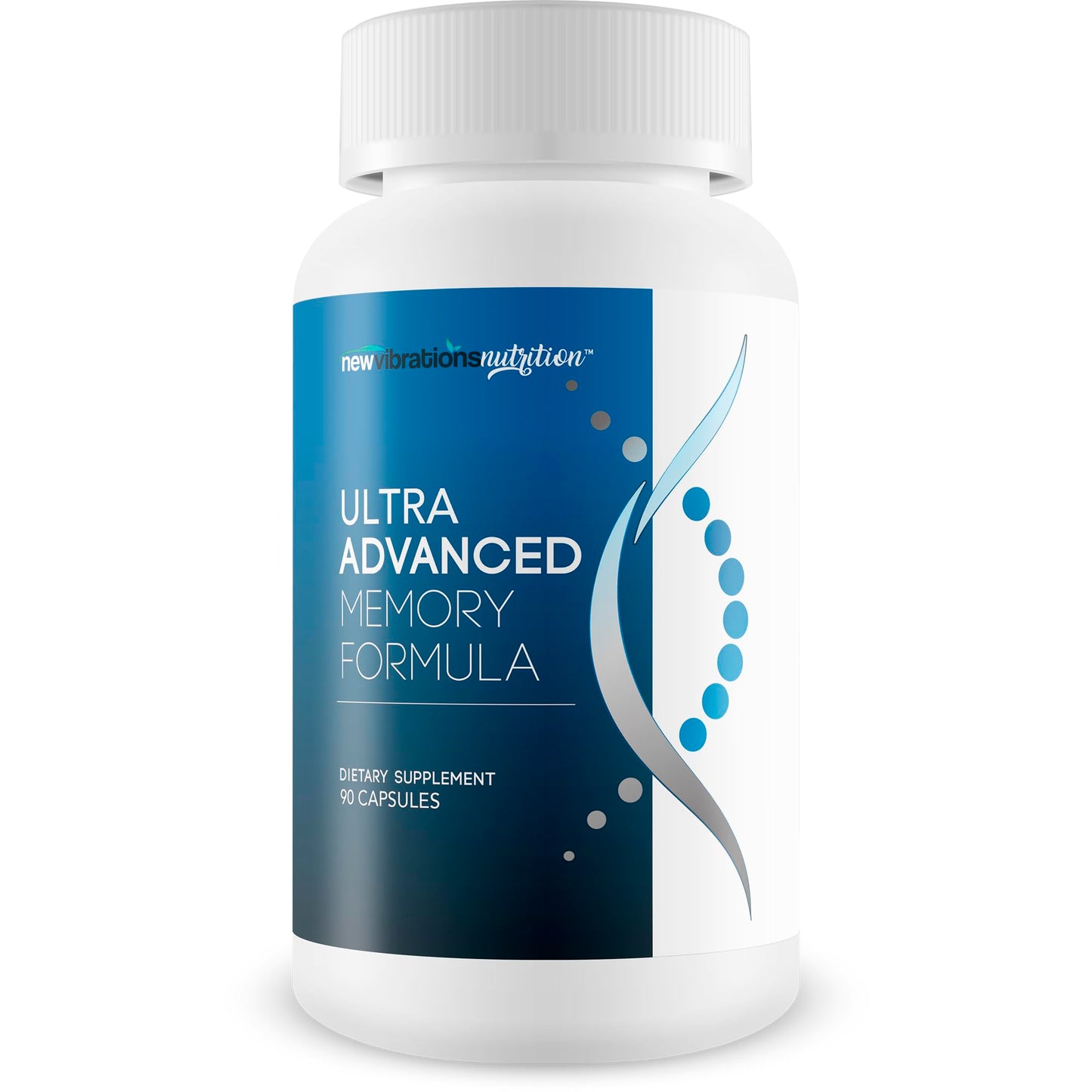 New Vibrations Nutrition Ultra Advanced Memory Formula Capsules 90 Count