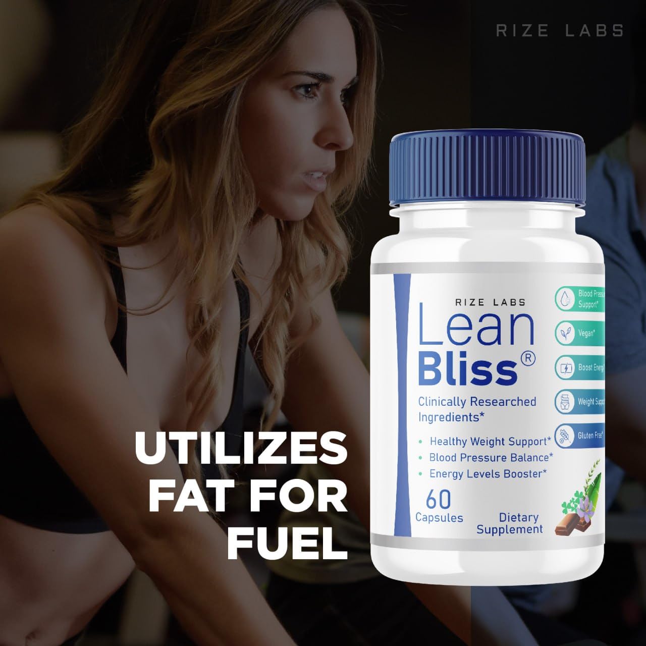 Rize Labs Lean Bliss Weight Loss, 60 Capsules