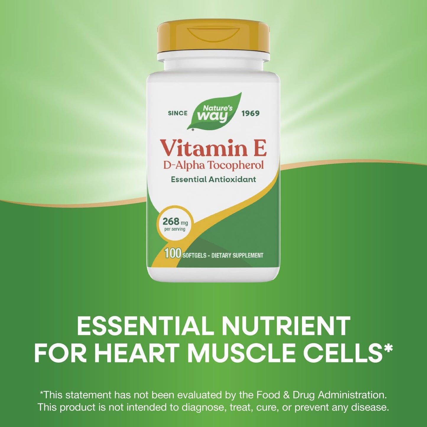 Nature's Way Vitamin E Softgels 100