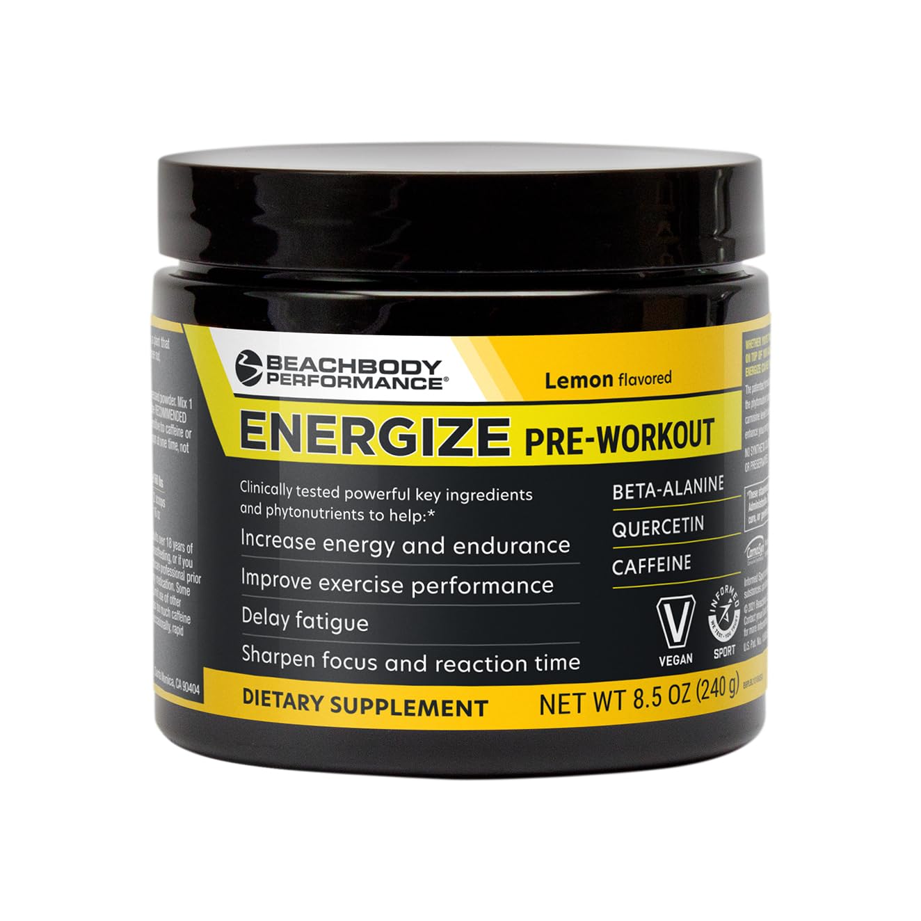 BODi Energize Pre Workout Powder 40 Servings