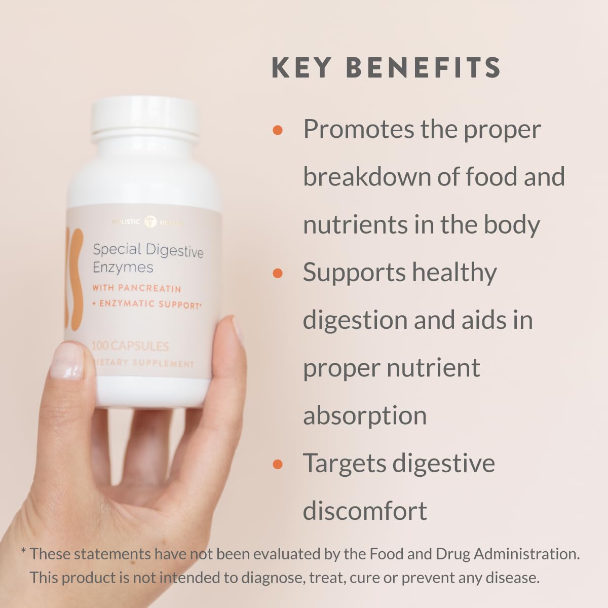 Holistic Health Special Digestive Enzymes Capsule 100 Capsules