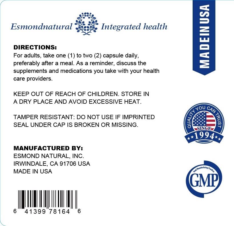 Esmond Natural Oyster, Goji & Licorice Root Complex Capsules, 480 Capsules