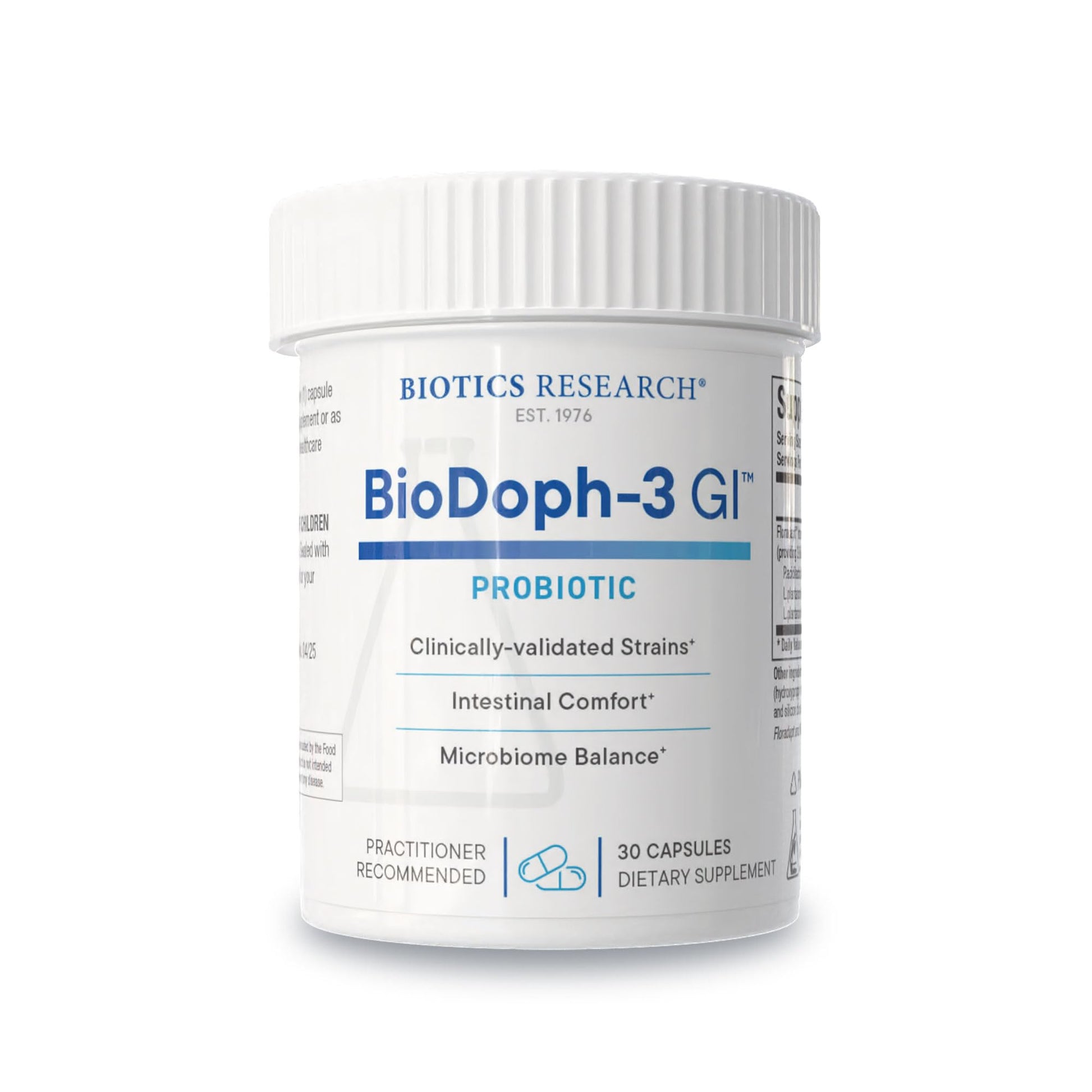 Biotics Research BioDoph-3 GI Targeted Intensive GI Probiotic Capsules 30 Capsules