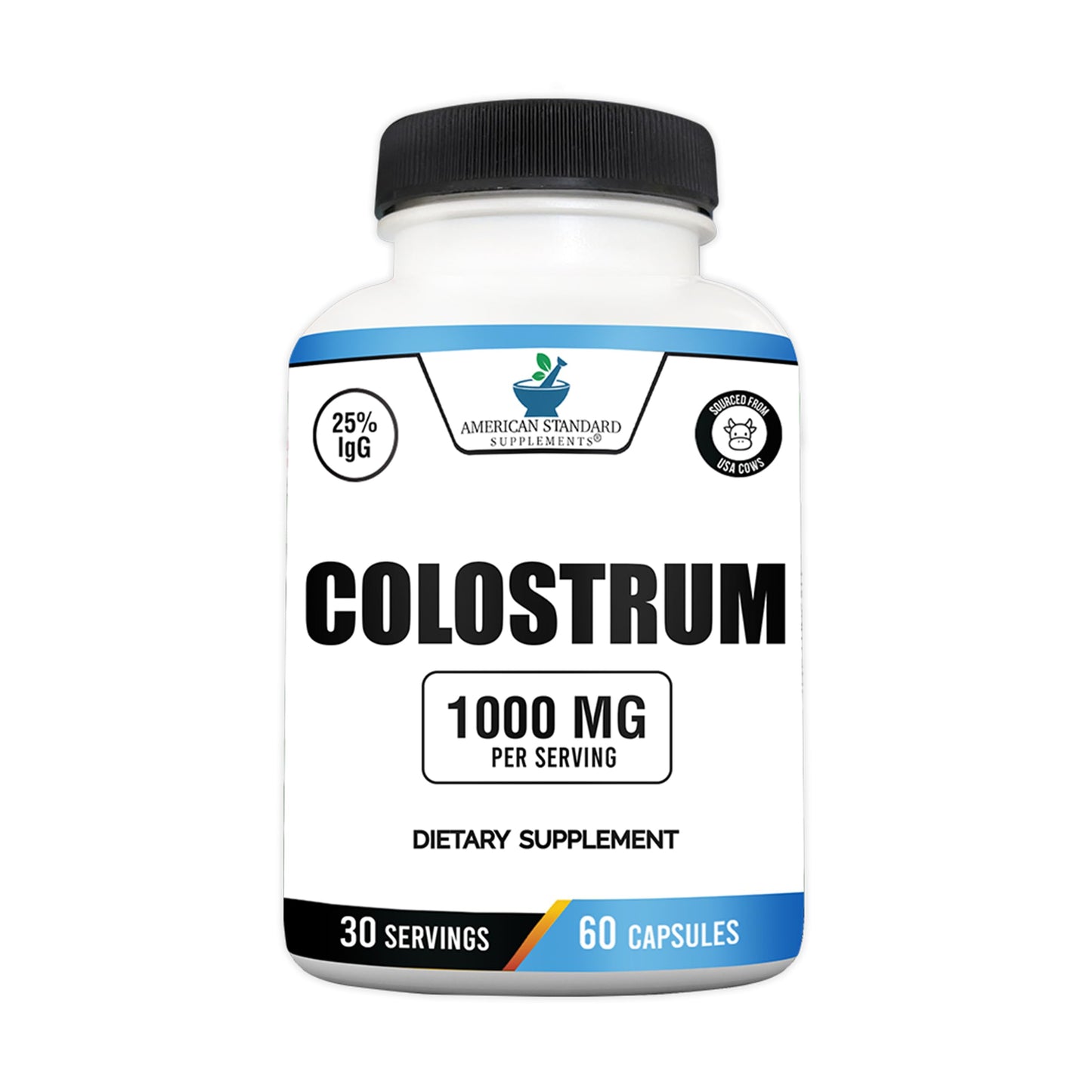 American Standard Supplements Colostrum Capsules, 60 Capsules