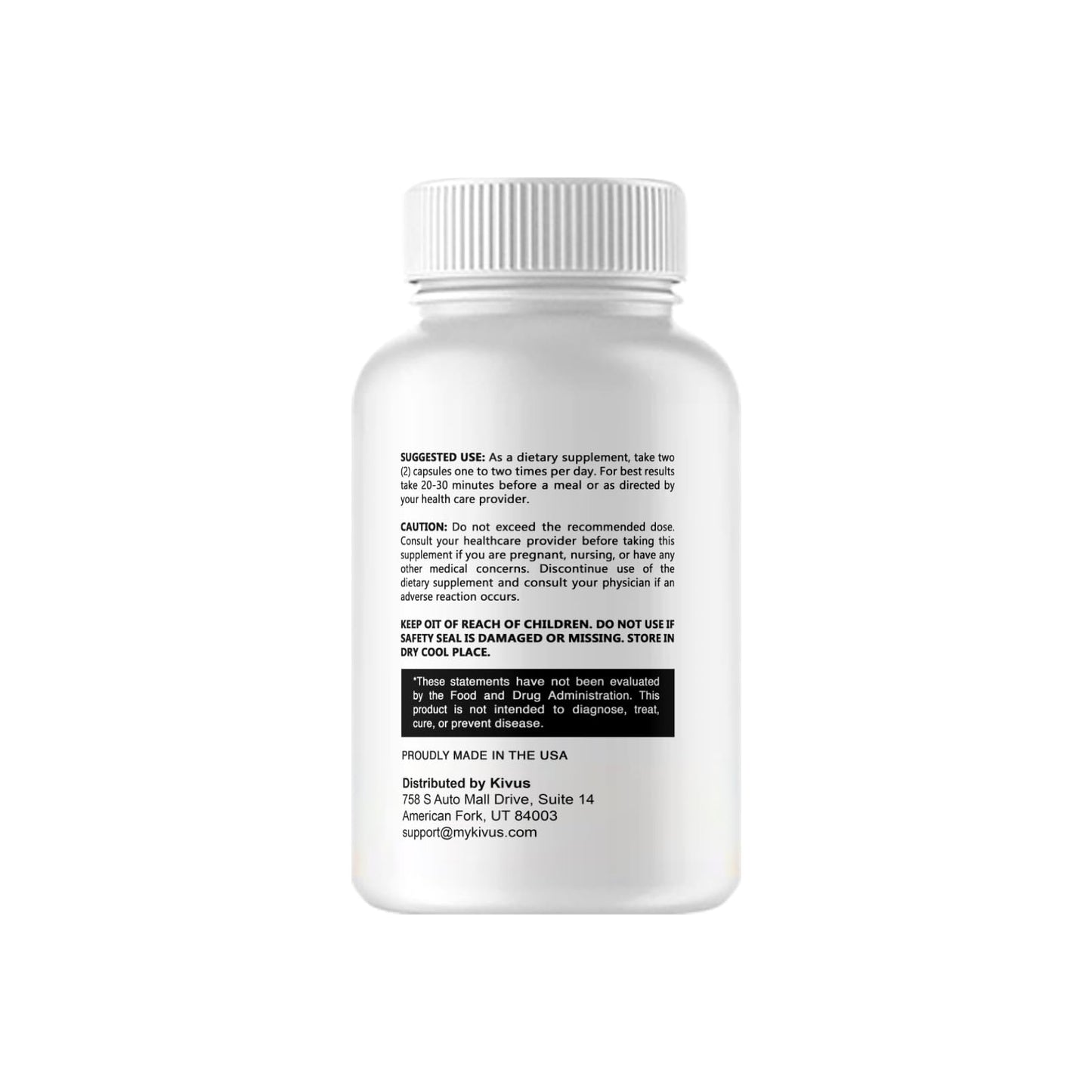 Kivus GlycoMute Glyco Mute Capsule Formula 300 Capsules