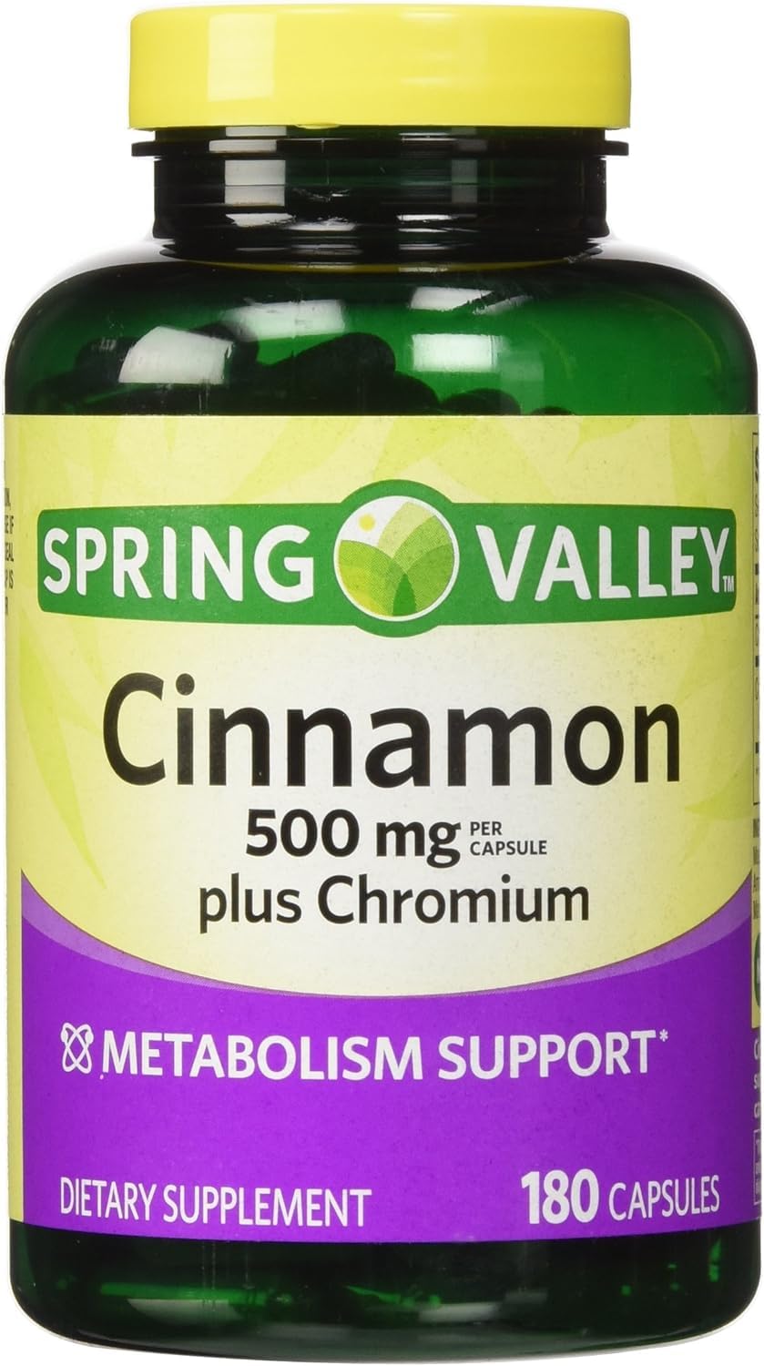 Generic Cinnamon 500mg Plus Chromium Capsules, 120 Count