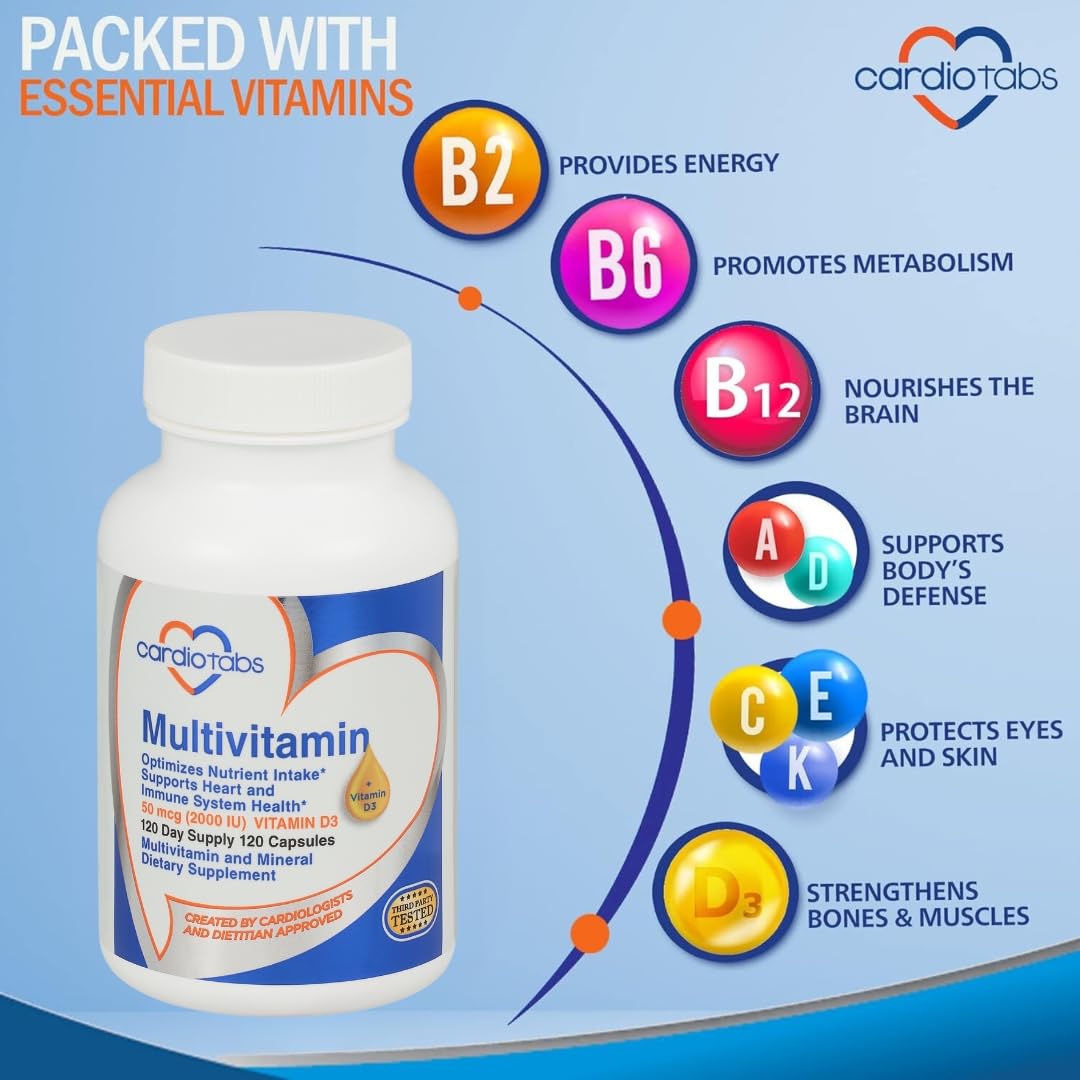 CardioTabs Multivitamin Capsule, 120 Capsules