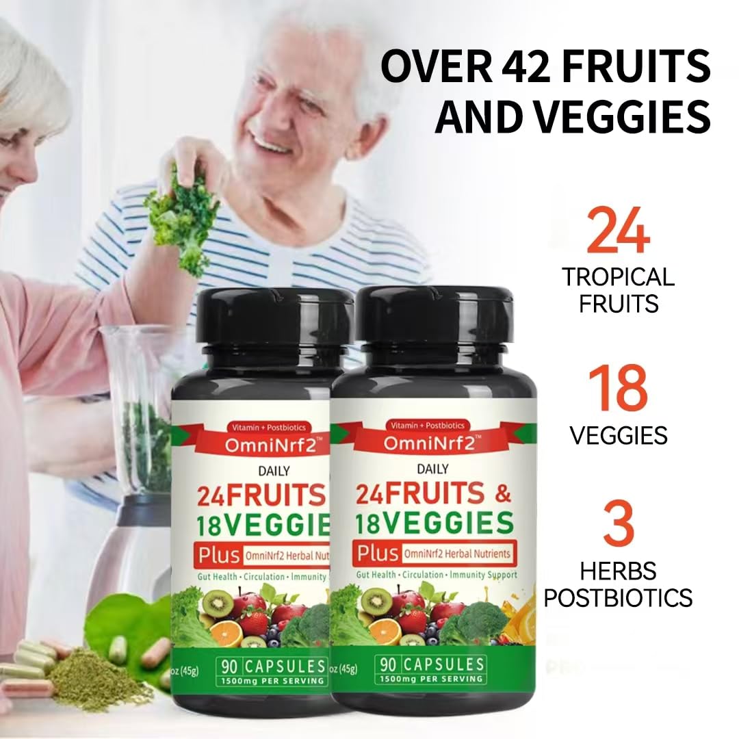 OmniNrf2 Postbiotic Supplement for Gut Health 90 Capsules