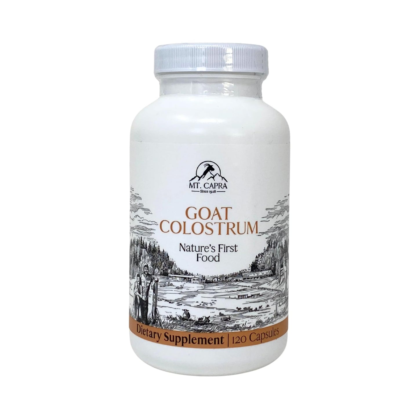Mt Capra Goat Colostrum Capsules 120 Count