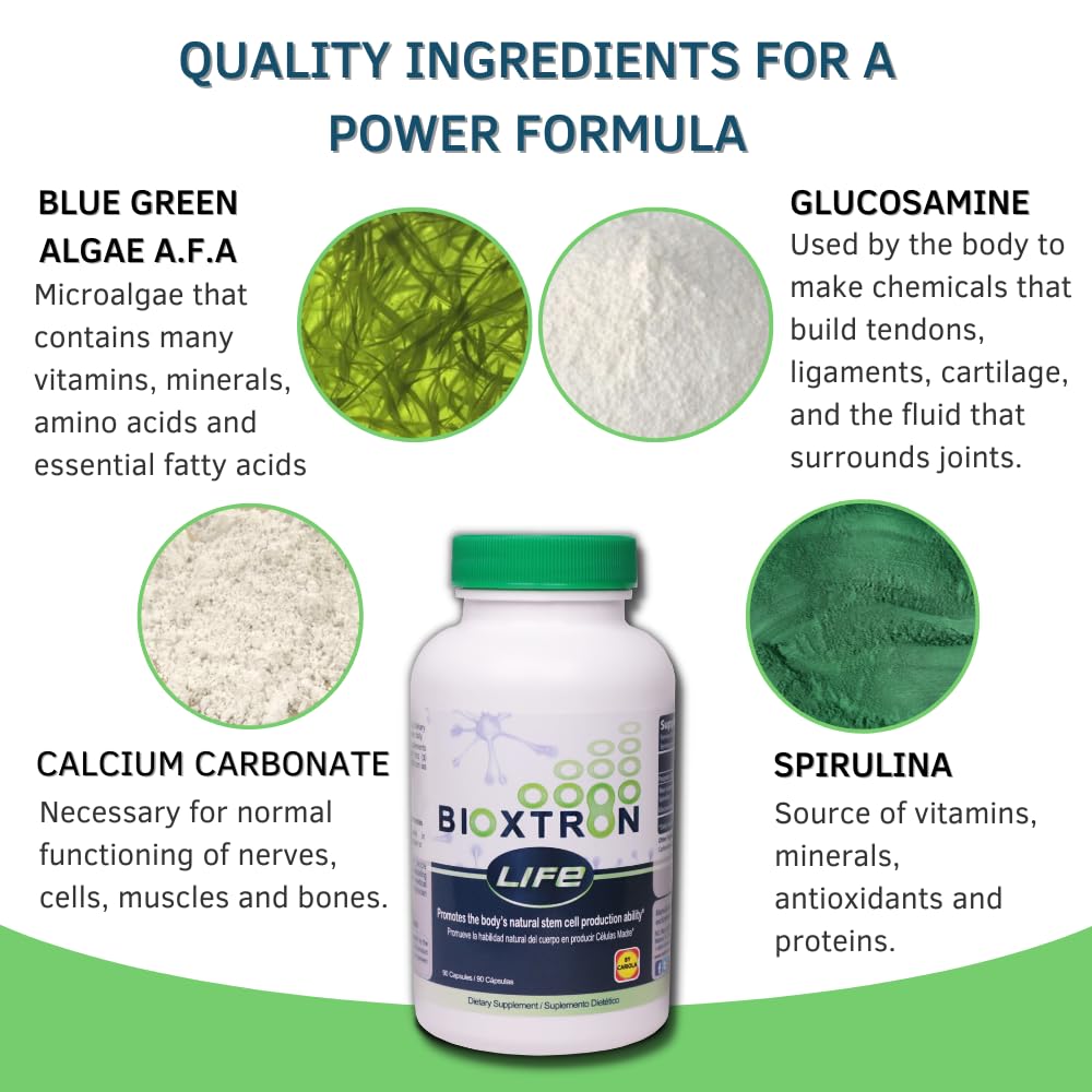 Bioxtron Life AFA Stem Cell Supplement 90 Capsules