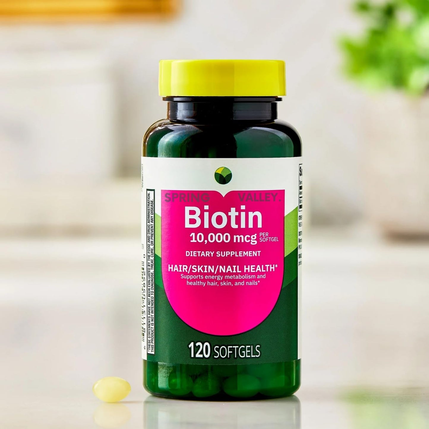 Generic Biotin Hair Skin Nails Softgels 10,000 mcg, 120 Softgels