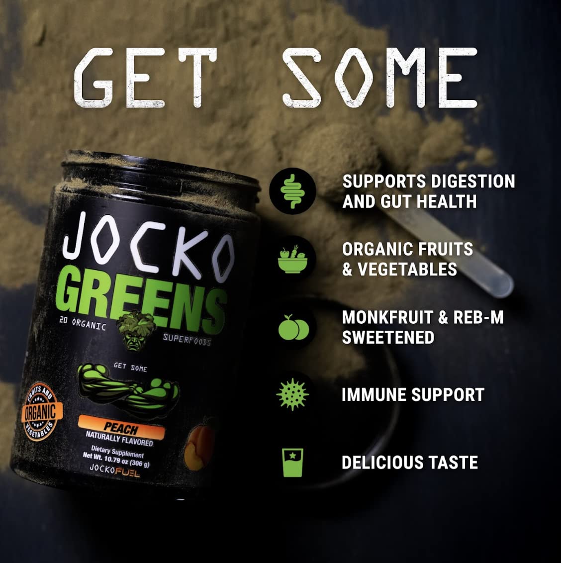 Jocko Fuel Daily Greens Powder 10.58 oz