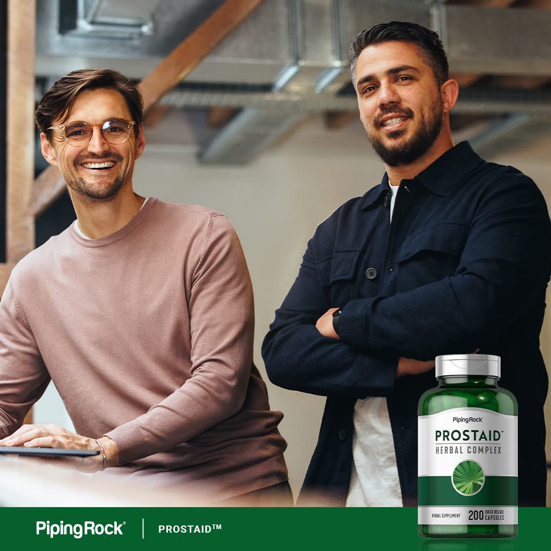Piping Rock Prostate Supplement for Men Capsules 200 Count