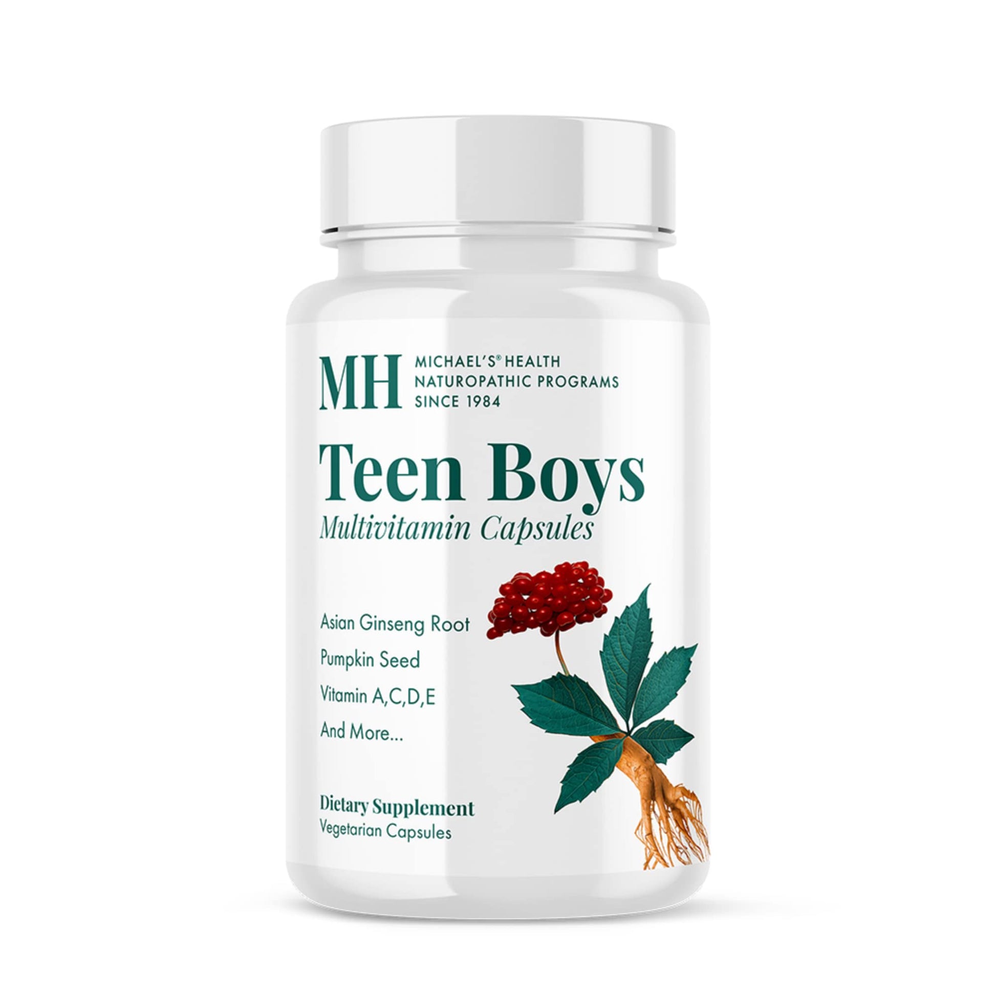 Michael's Health Naturopathic Programs Teen Boys Daily Multivitamin Supplement Capsule 120 Count