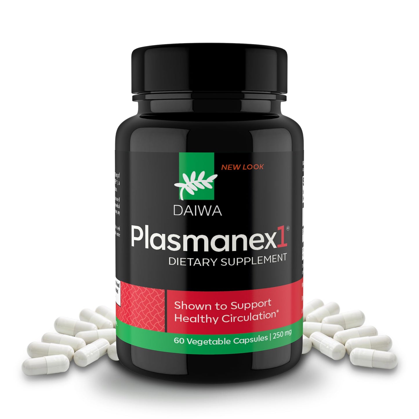 Daiwa Health Development Plasmanex1 - Circulation Supplement with Fermented Natto Enzyme (BFPB) for Blood Flow and Vascular Wellness, 60 Capsules