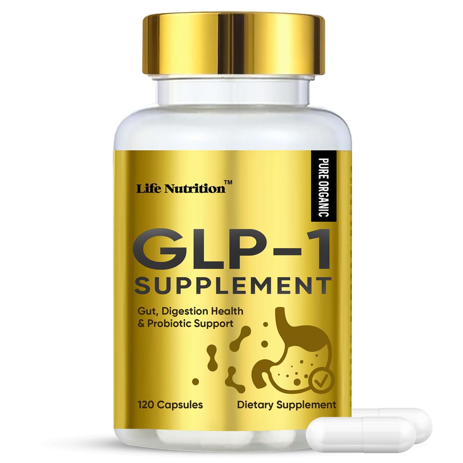 Life Nutrition GLP-1 Supplement Capsule, 120 Capsules
