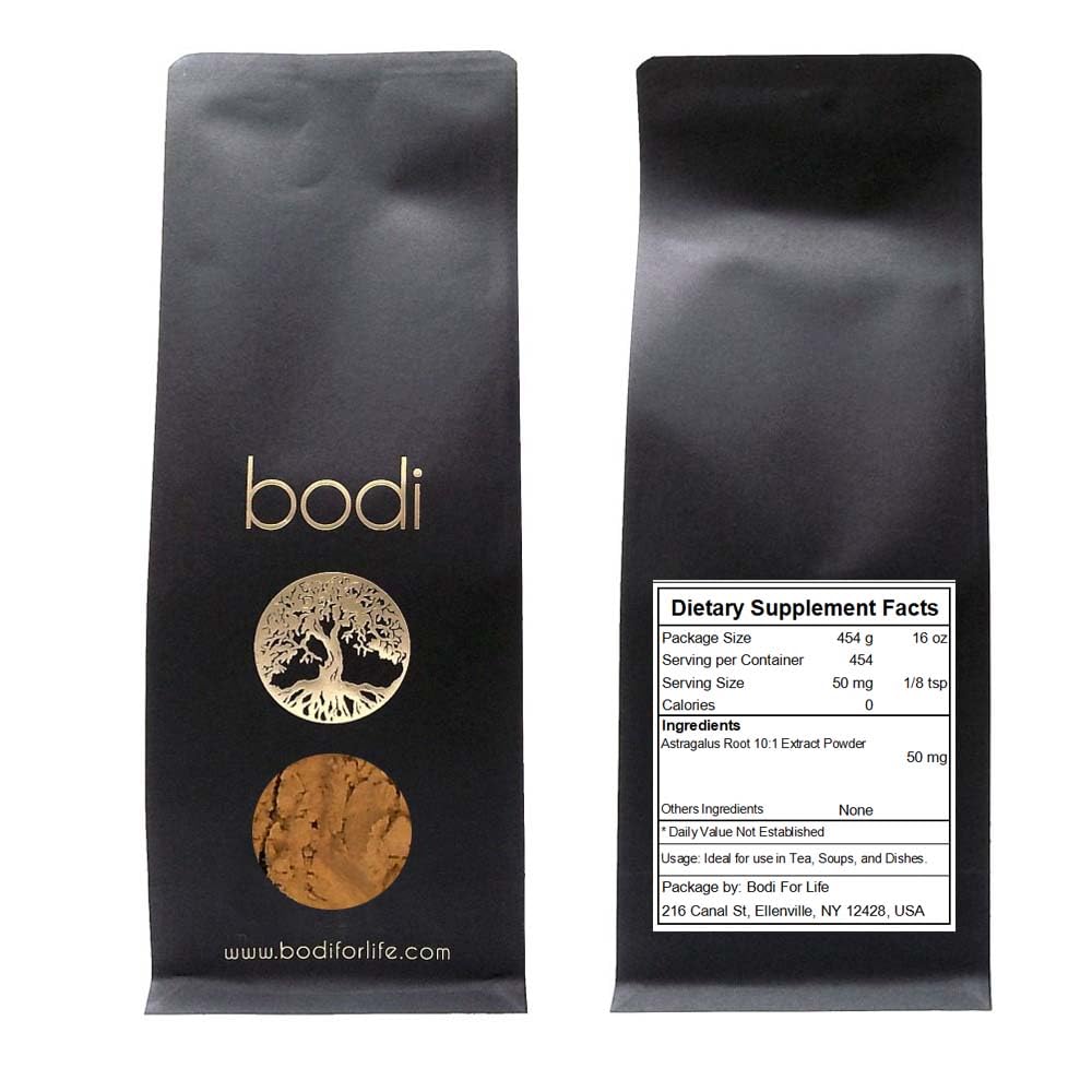 Bodi Astragalus Root 10:1 Extract Powder 16 Ounce