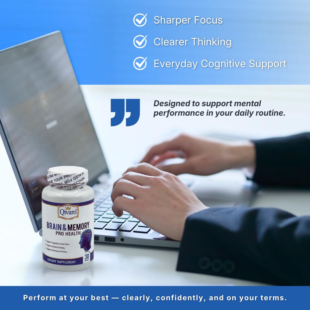 Qivaro Brain & Memory Pro Health 30 Capsules