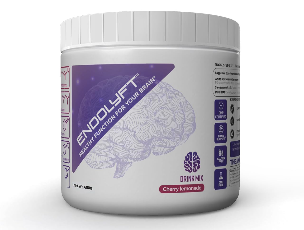 UltraCur Endolyft Amino Acid Powder Supplement, DL-Phenylalanine Blend, 24 Servings