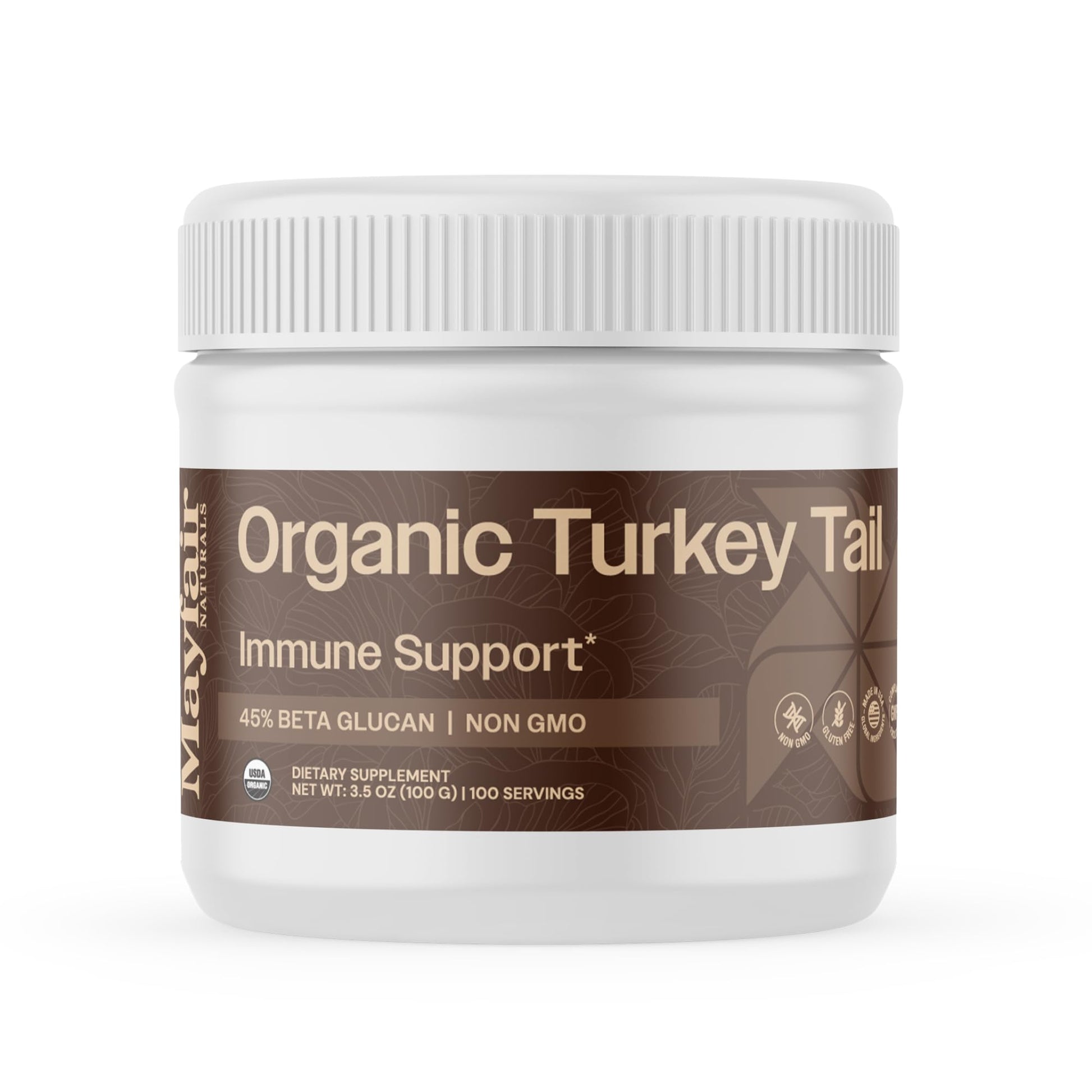 Mayfair Naturals Turkey Tail Mushroom Powder, 3.5 oz