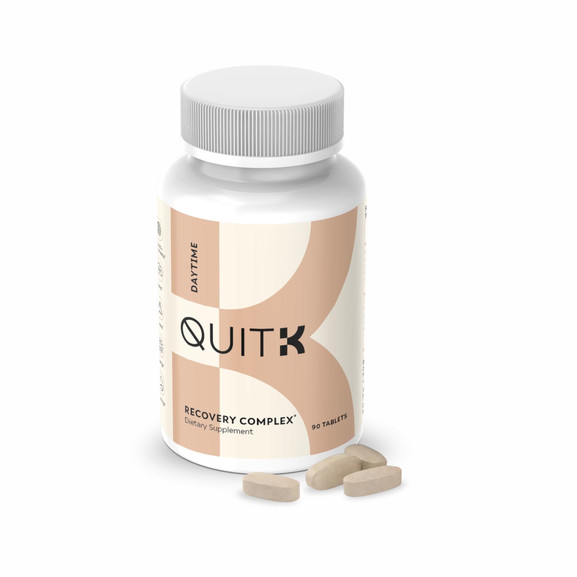 QuitK Withdrawal and Detox Support Recovery Complex Daytime Capsules 120