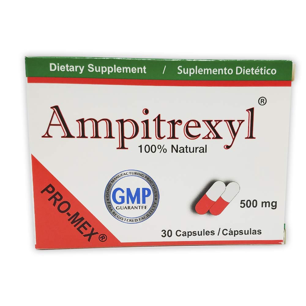 Ampitrexyl 500mg Capsules, 30 Count