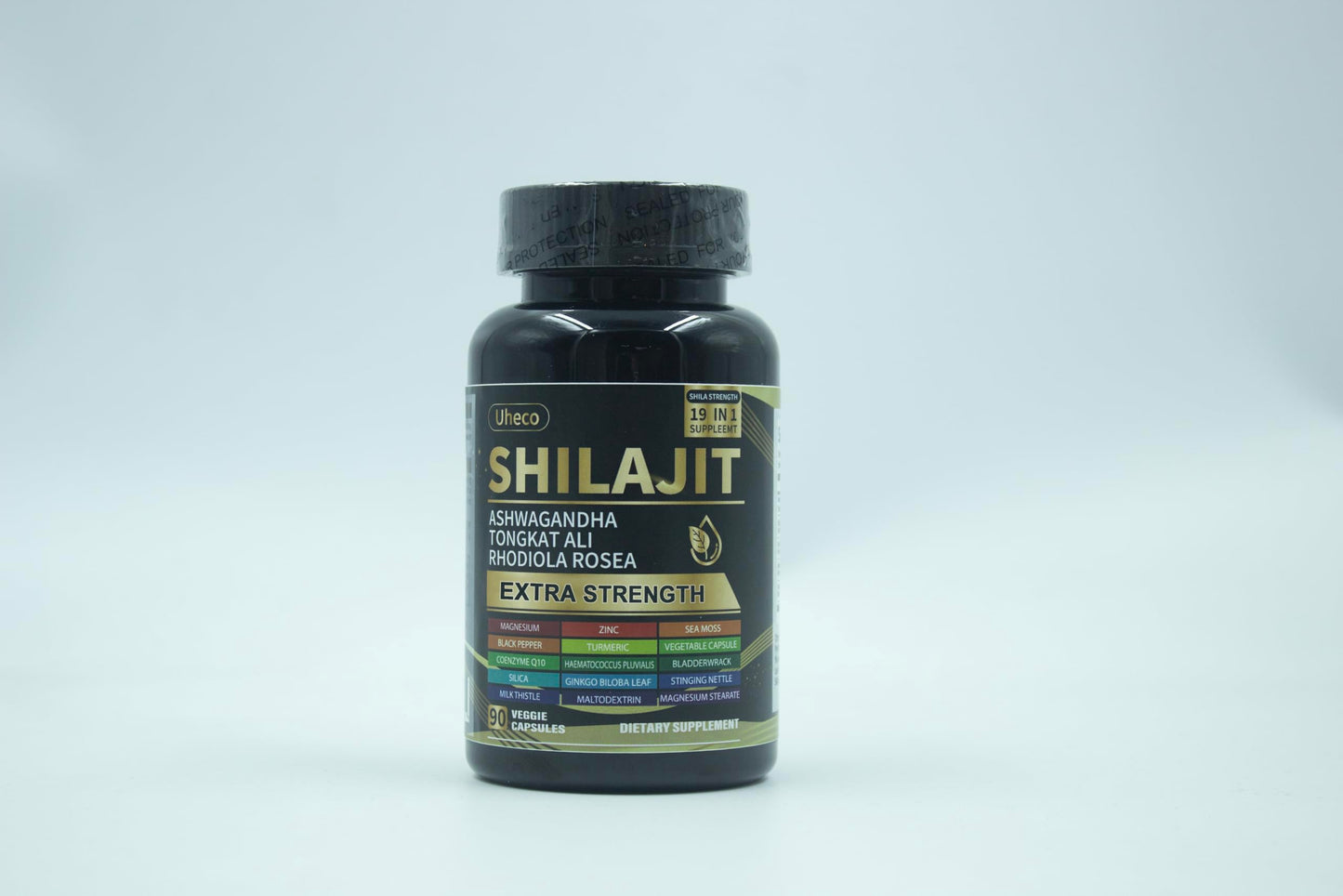 Uheco Shilajit Pure Himalayan Organic Fulvic Acid Capsules 90 Count