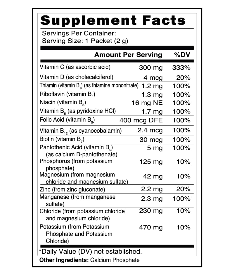 Ramen-Aid Electrolyte Soup Supplement with Immune Support Powder, 1 Count