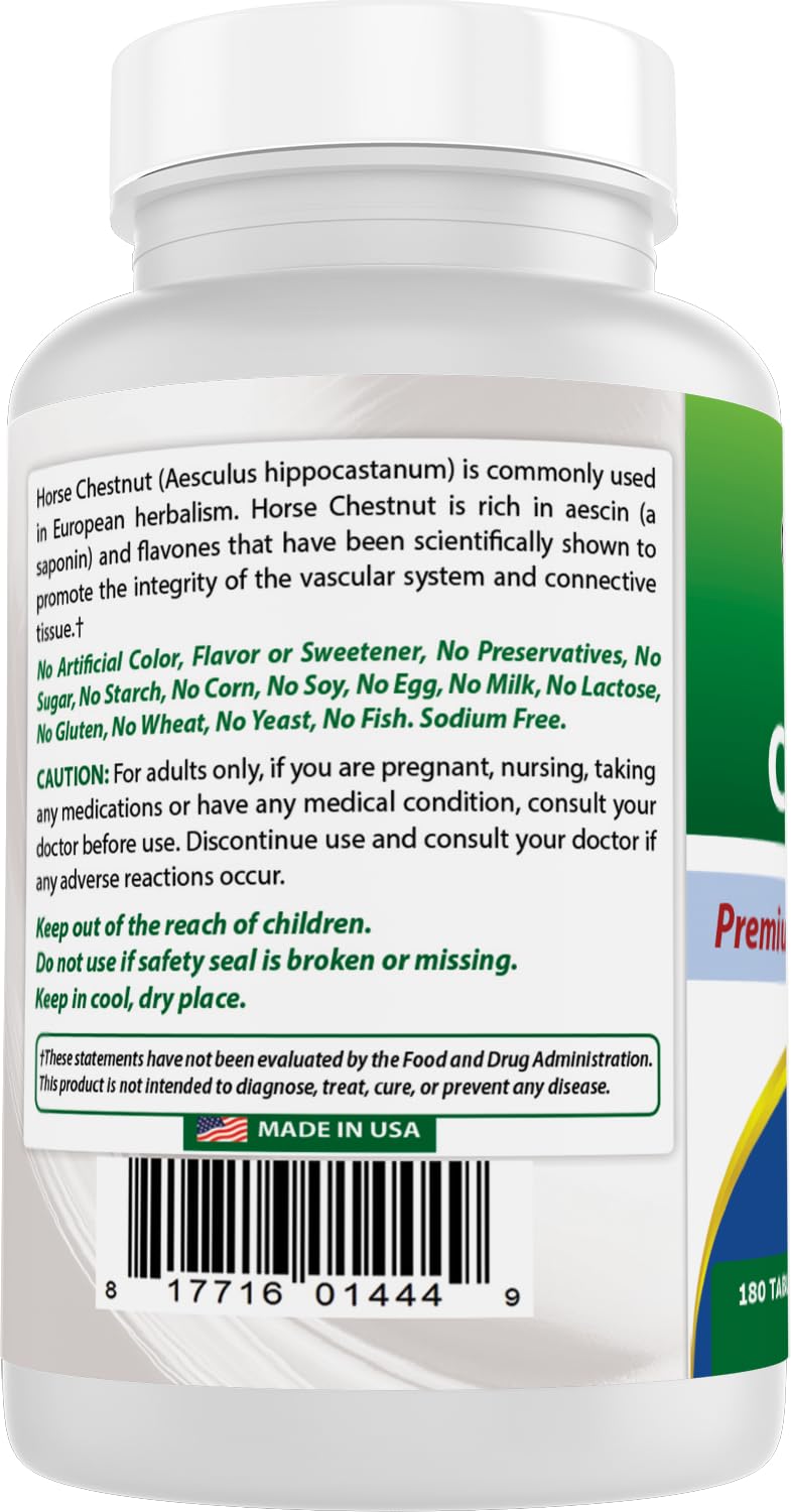 Best Naturals Horse Chestnut Extract 300 mg Tablet, 180 Tablets