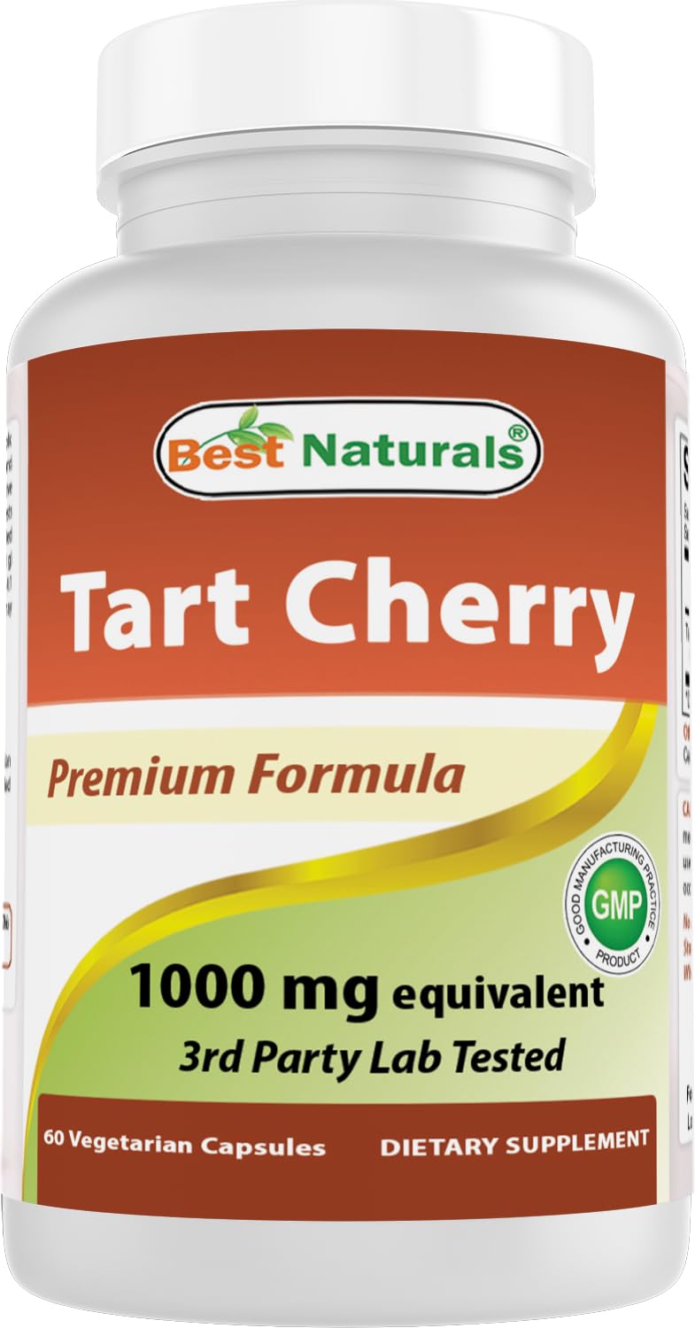Best Naturals Tart Cherry Extract 1000 mg Capsules 60 Count