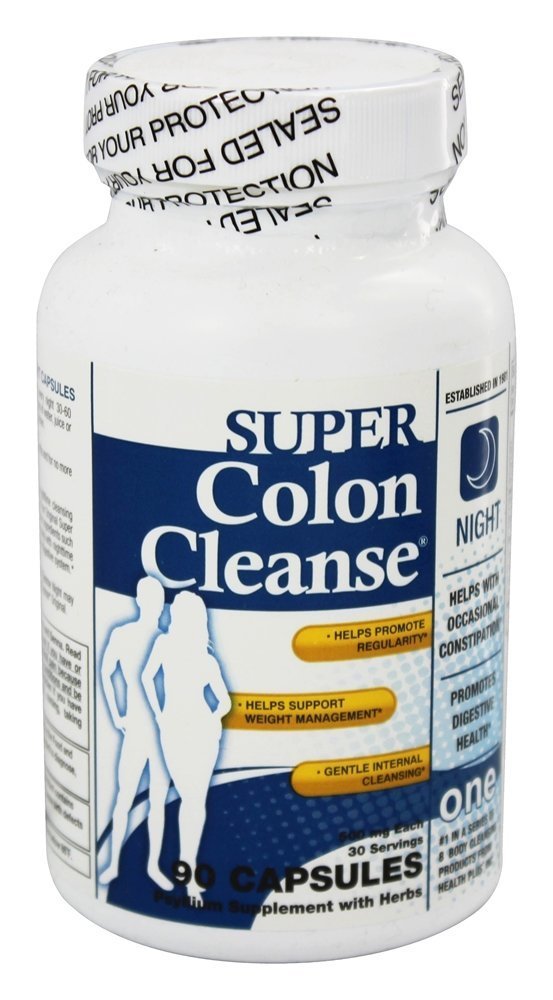 Health Plus Super Colon Cleanse Night Formula Capsules 1 Capsule