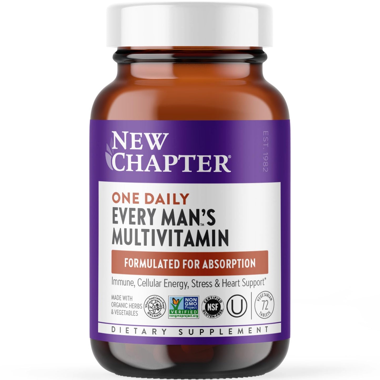 New Chapter Men’s Multivitamin Caplets 72 Count