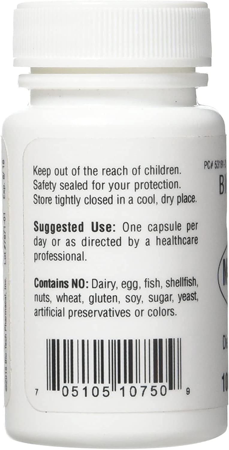 Bio-Tech Pharmacal Melatonin Capsule 5mg, 100 Capsules