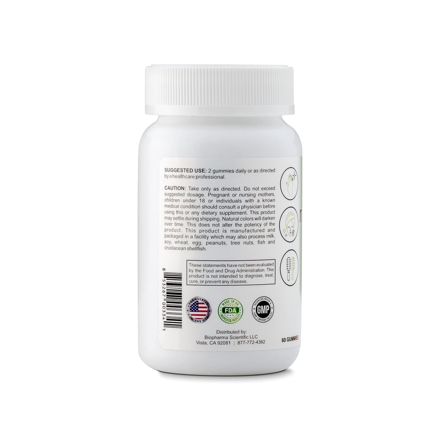 Biopharma Scientific Nanobeauty Gummies 60 Gummies
