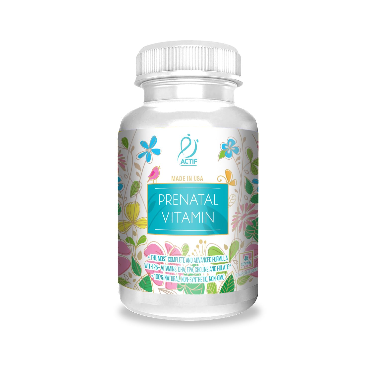 ACTIF Organic Prenatal Vitamin Softgel 1 Count