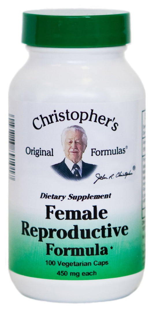 Christopher's Original Formulas Female Reproductive Formula Capsules 100