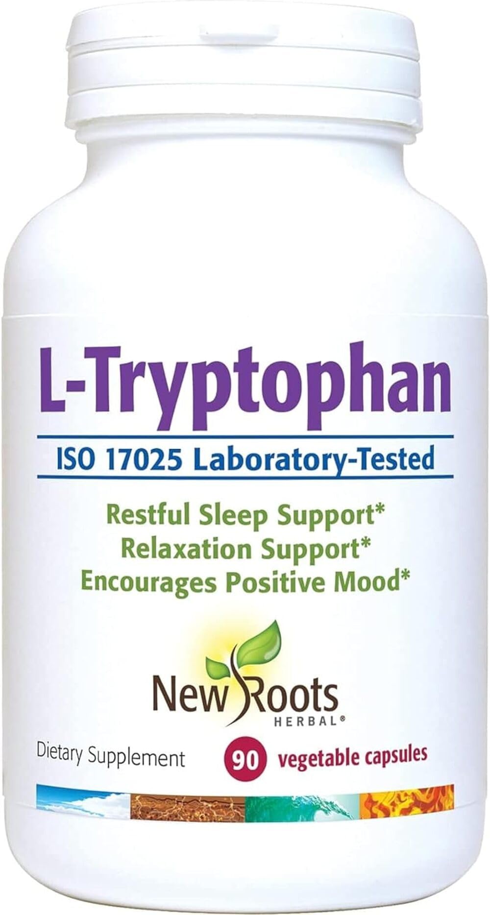 NEW ROOTS HERBAL L-Tryptophan 220mg Capsule 90 Count